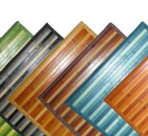 Tappeto In Bamboo: 50 X 230 Cm / Marrone