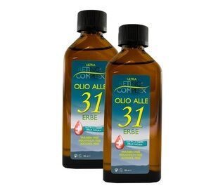 3x Rc Olio Alle 31 Erbe Senza Parabeni Raffreddore Mal Di Testa 100ml - 0831