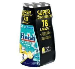 Finish All In One Max Lemon (Fino A 192 Lavaggi) / 8 Confezioni