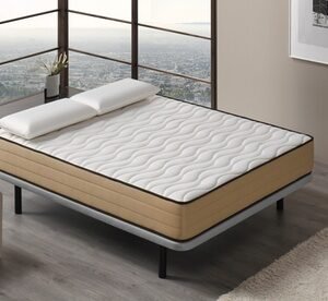 Materasso Bambú Deluxe Con 2 Cuscini (60 X 40 Cm): 70 X 190 Cm