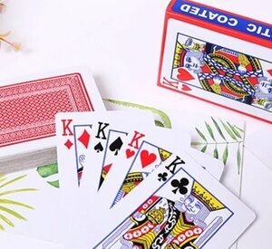 Carte Da Gioco Francesi Plastificate Con Tappetini