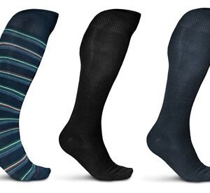 Set Da 6 Paia Di Calzini Invernali Da Uomo: Blu