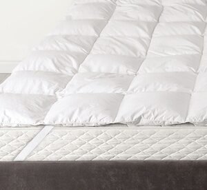 Topper Imbottito In Microfibra Made In Italy: Singolo