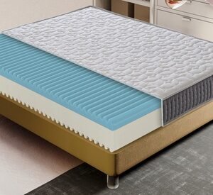 Materasso Memory Foam Massaggiante Zone Differenziate / 160 X 190 Cm