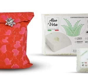 Coprimaterasso Con Trattamento All Aloe Vera E Coppia Di Federe: 1 Piazza