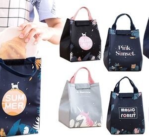 2 Lunch Box Portatili / Gatto Blu