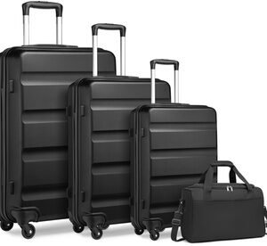 Set Di Valige Da 19-24-28 Pollici + Borsa Da Viaggio / Grigio