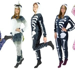 Pigiama Intero Kigurumi: Unicorno Nero / Taglia L