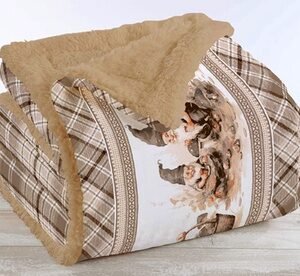 Coperta In Sherpa: Plaid / Inverno