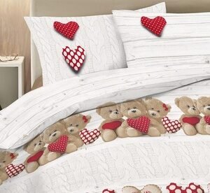 Parure Copripiumino In Cotone: Singolo / Beige