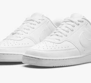 Sneakers Da Donna Nike Court Vision Low: Bianco-Oro / 39