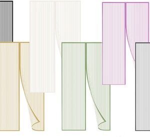 Zanzariera Magnetica Universale: Nero / 150 X 250 Cm