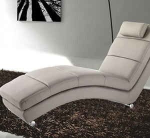 Chaise Longue Sofia: Nero
