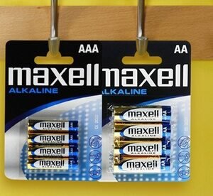 12 Batterie Alcaline Maxell Lr03 Aaa Blister - 723671