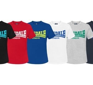 T-Shirt Da Uomo Lonsdale In 100% Cotone: Bianco / Taglia M