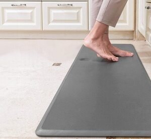 Passatoia Da Cucina Antimacchia E Antiscivolo: 44 X 75 Cm / Grigio