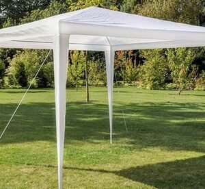 Gazebo Da Giardino Con Telaio In Acciaio: Verde