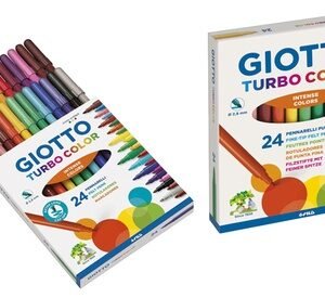 1 Confezione Giotto Turbo Color (24 Pennarelli)