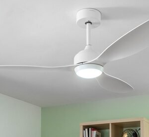 Ventilatore A Soffitto Led Con Telecomando Innovagoods: Legno