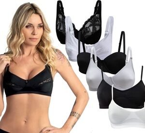 Pack Da 3 Reggiseni: Gianna / Bianco / Taglia 6