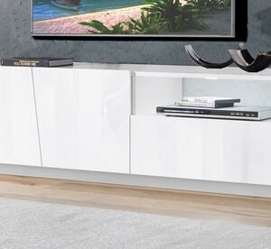 Porta Tv Vega : 220 Cm / Ardesia